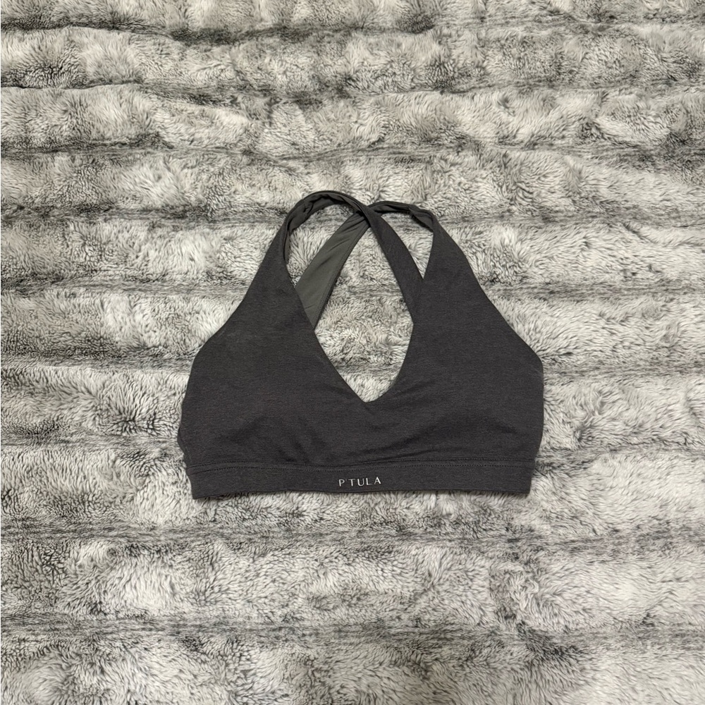 P'tula Charcoal Sports Bra